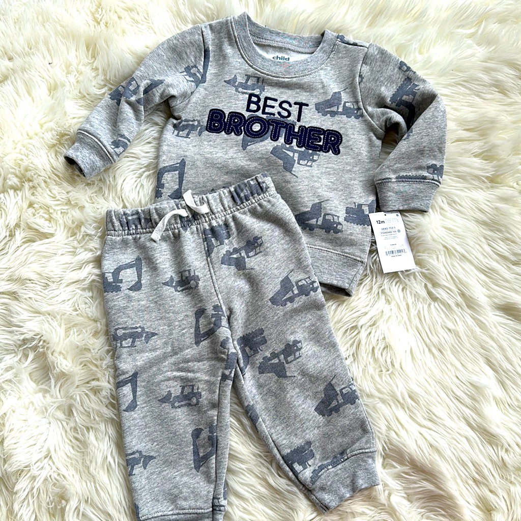 12m Carter’s Best Brother Sweatshirt + Sweatpants